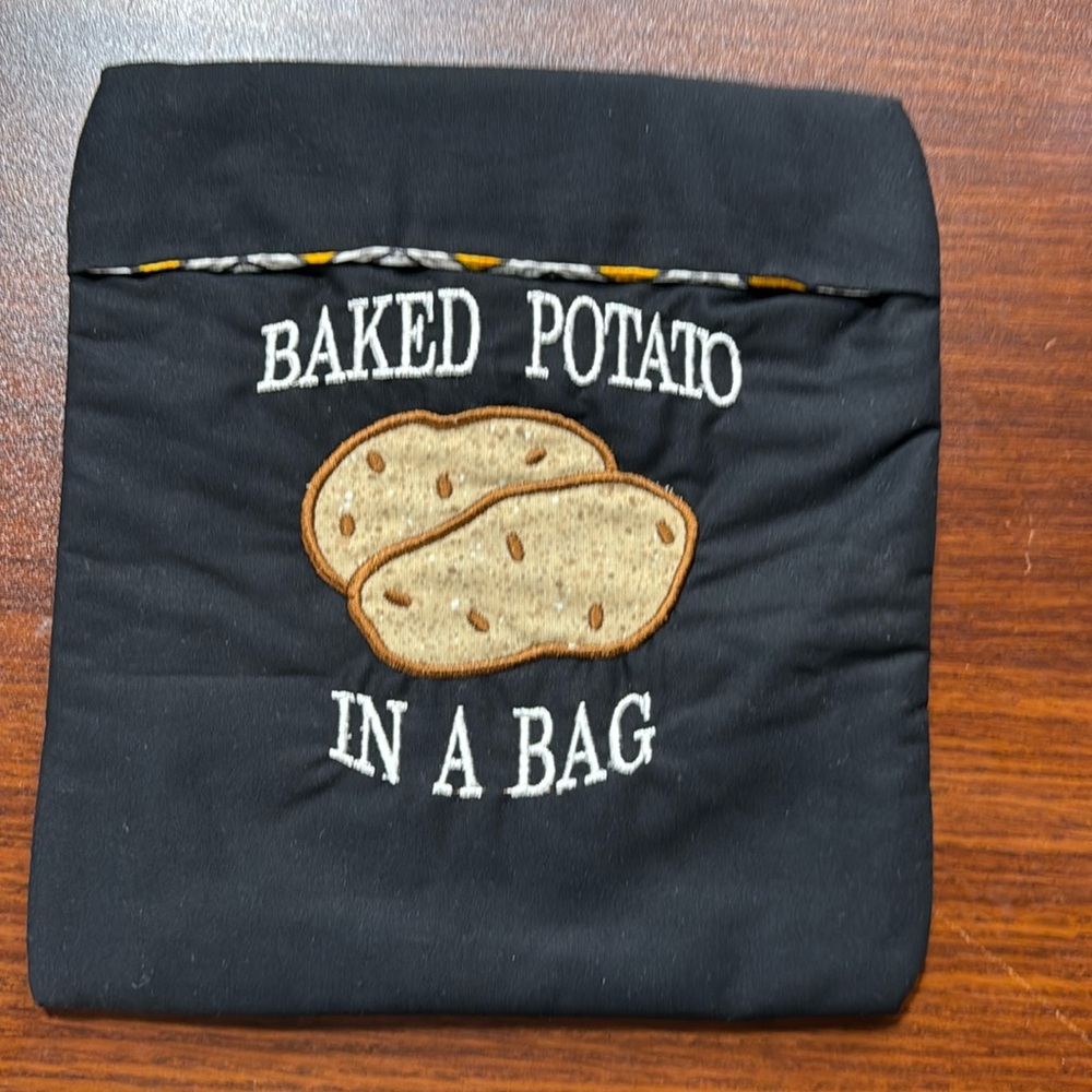 Homemade Black Potato Bag